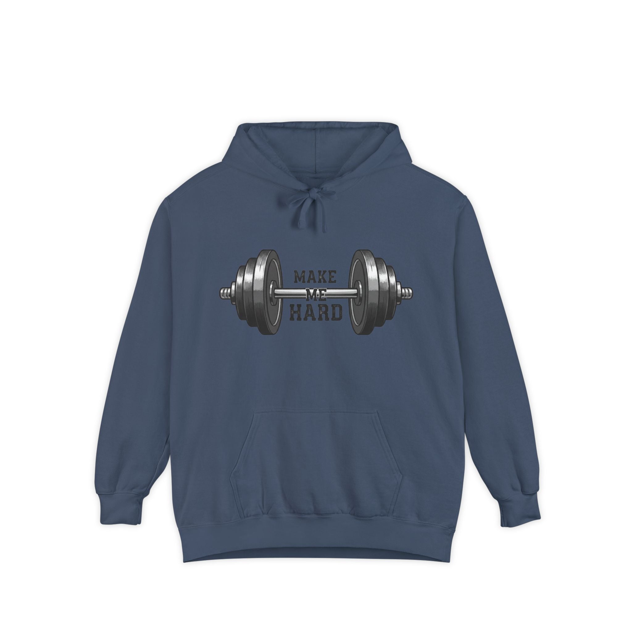 Make Me Hard - Morning Demands | Garment-Dyed Hoodie — AttitudeShirts