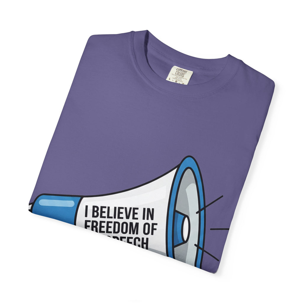 "Freedom of Speech" Unisex Garment-Dyed T-shirt