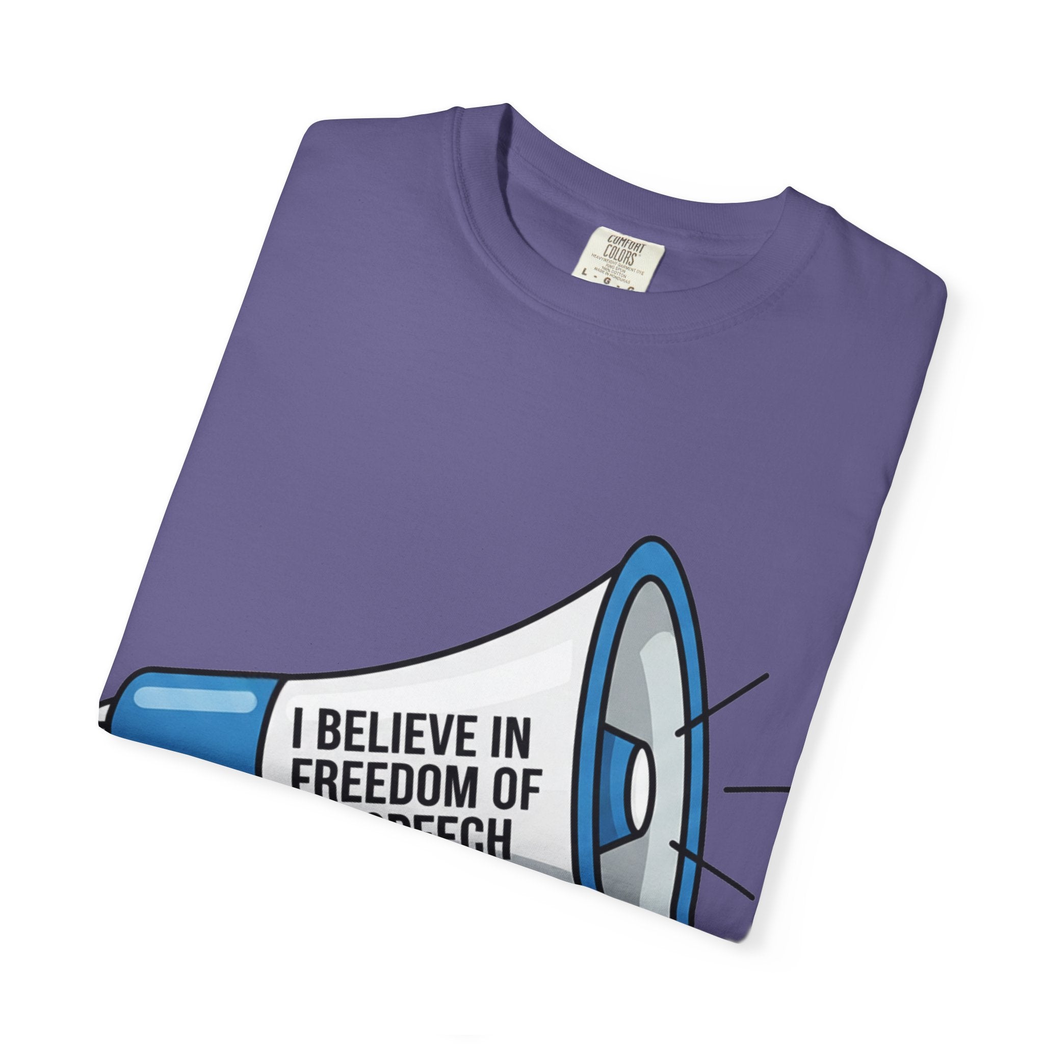 "Freedom of Speech" Unisex Garment-Dyed T-shirt
