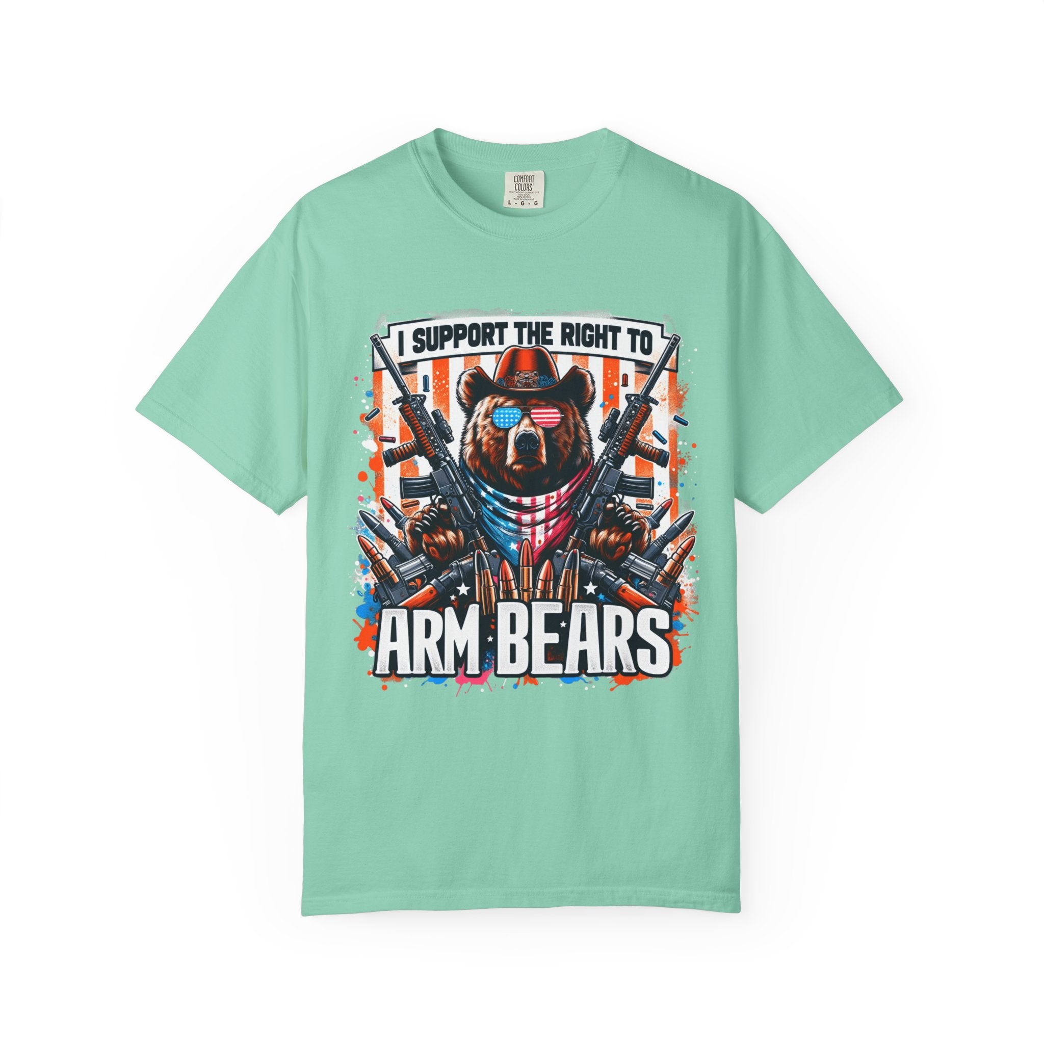 "Right to Arm Bears" Unisex Garment-Dyed T-shirt