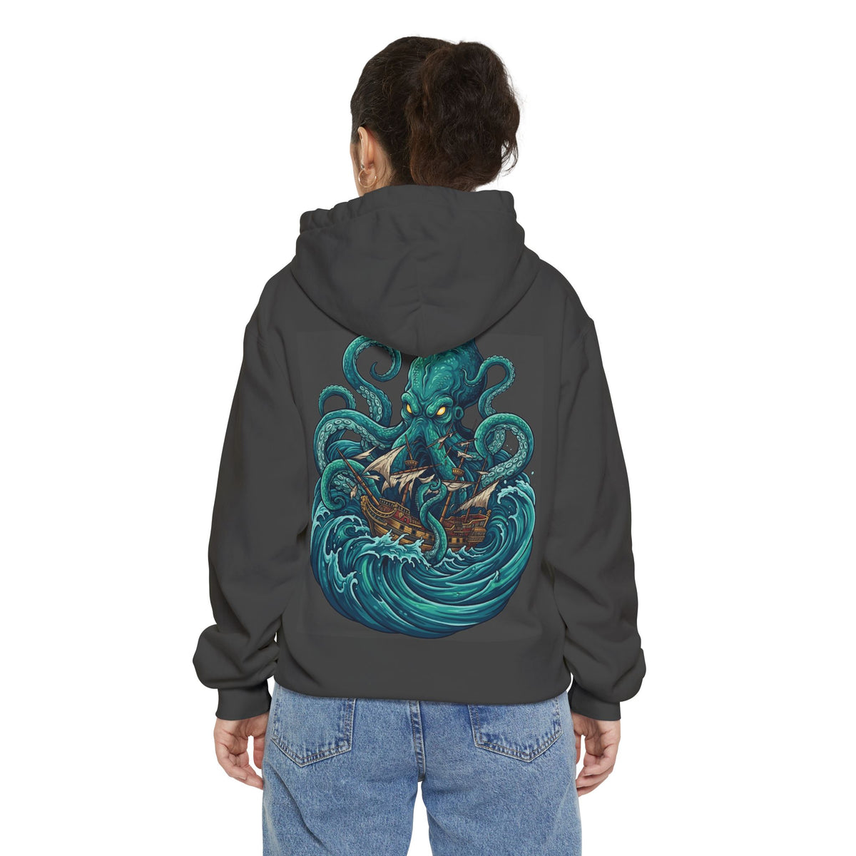 Color: Pepper | The Kraken (Norse-Global Maritime) Garment-Dyed Hoodie