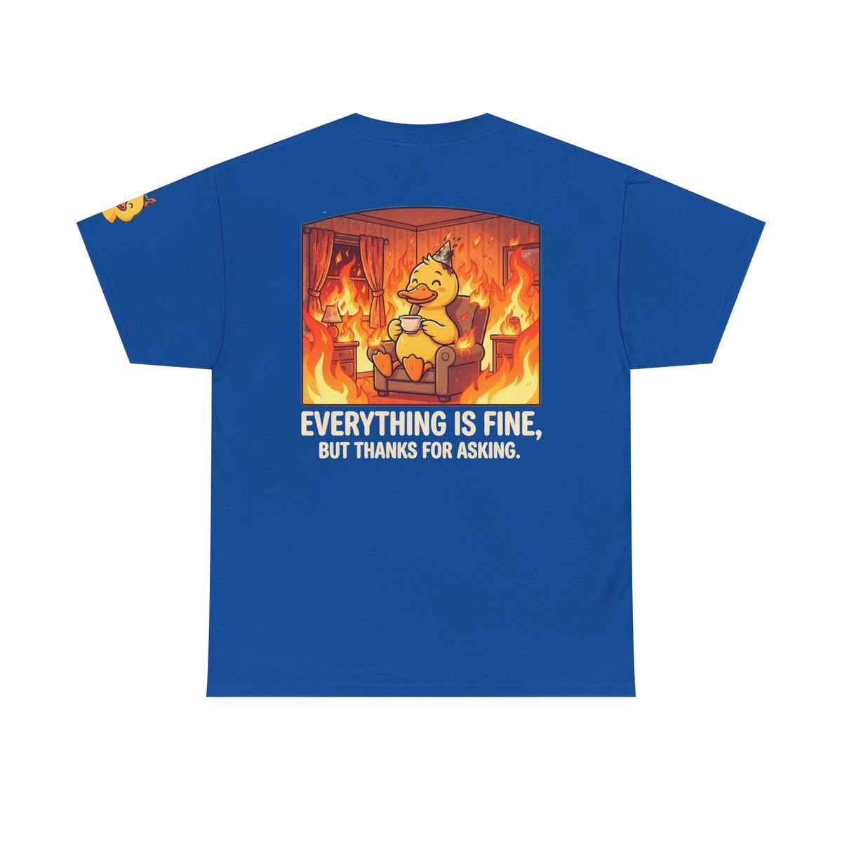Color: Royal | Everything Is Okay Premium Graphic Tee