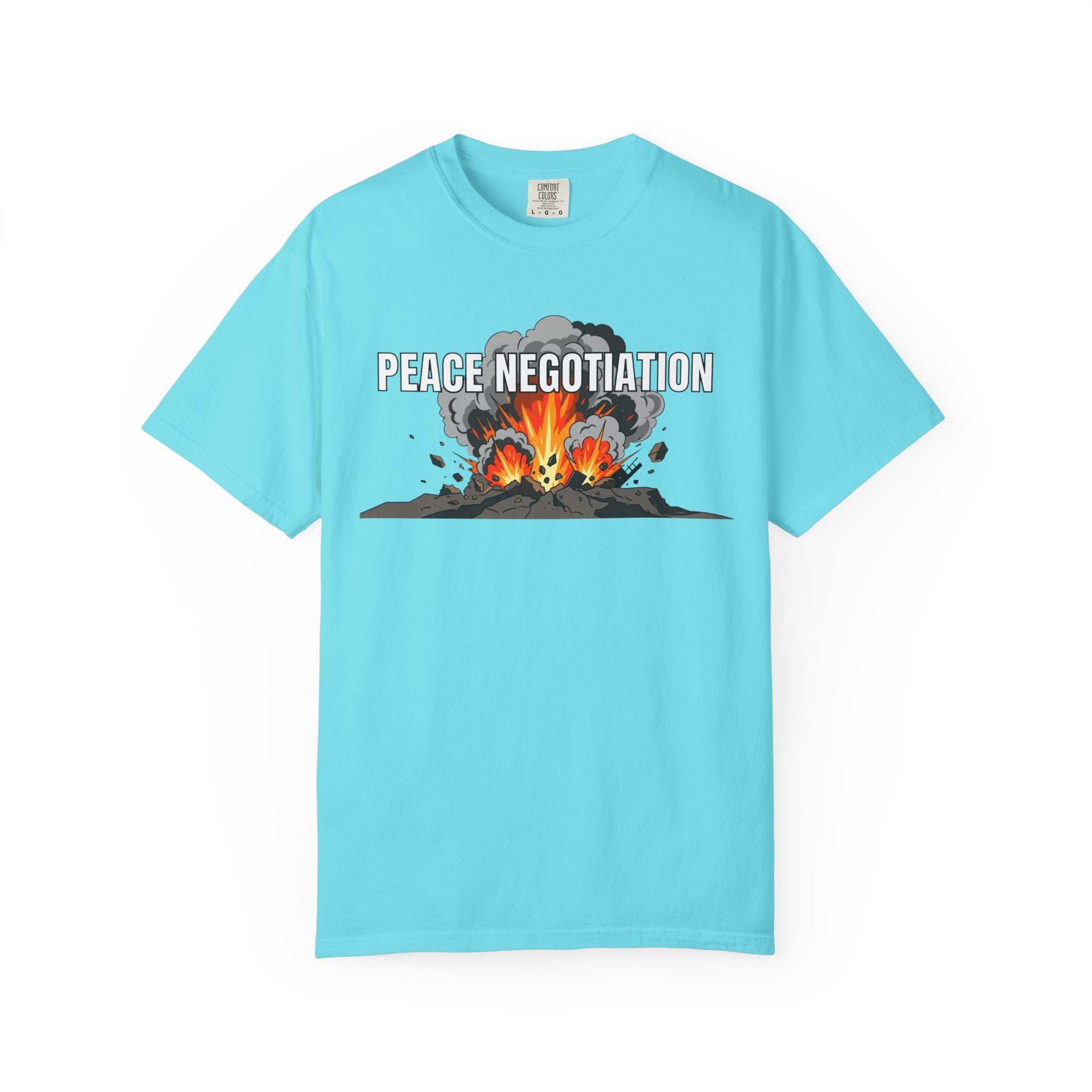 "Peace Negotiation" Unisex Garment-Dyed Tee