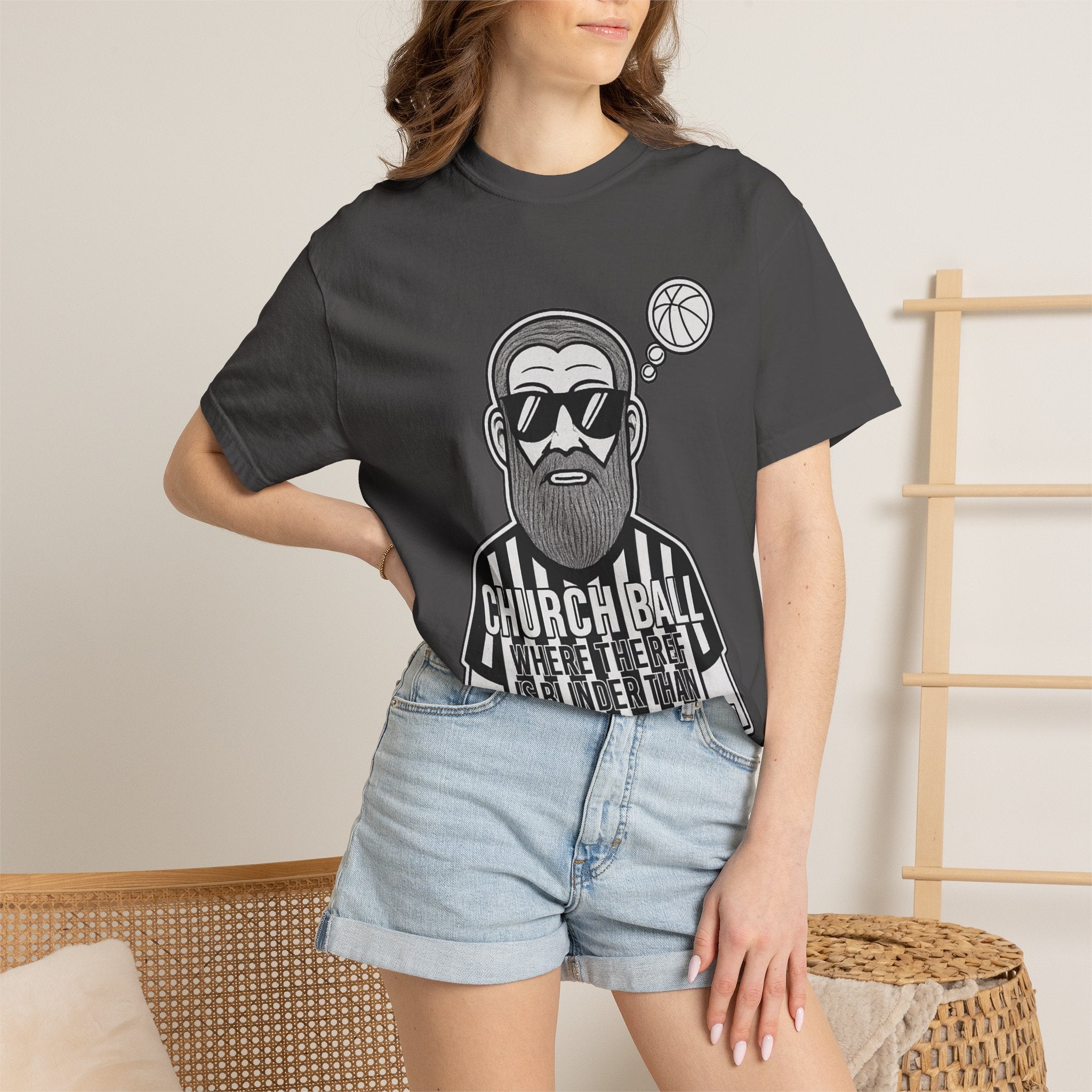 "Church Ball: Blinder Than Methuselah" Unisex Garment-Dyed T-shirt