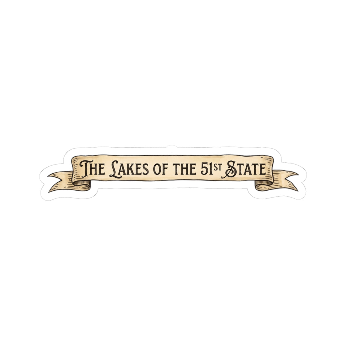 "51st State Great Lakes" Sticker