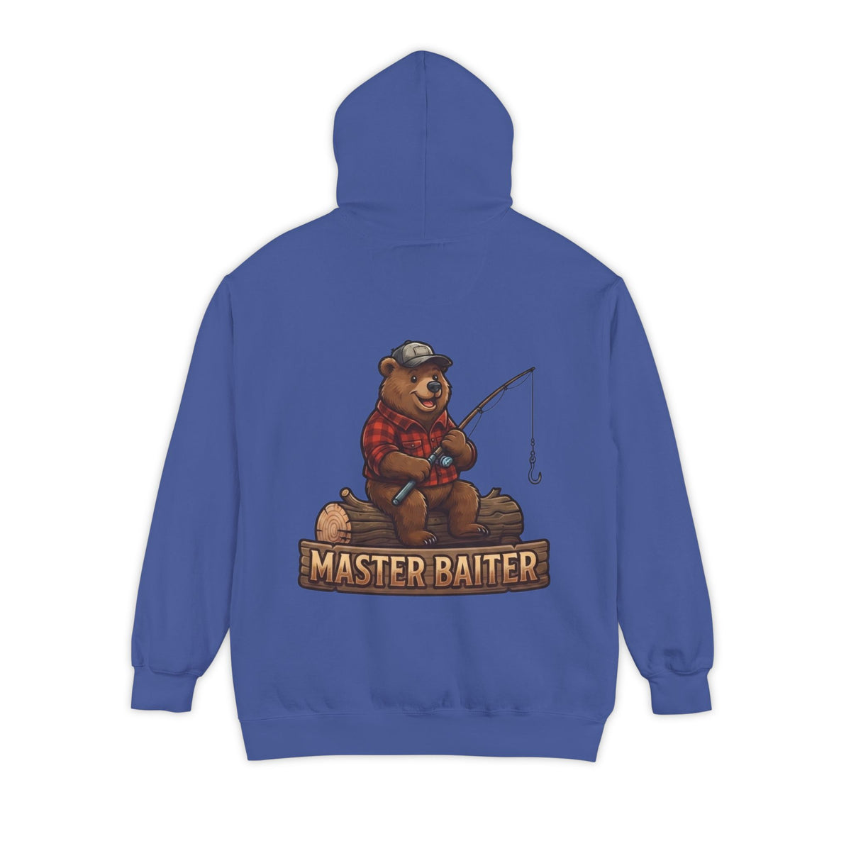 Color: Flo Blue | Bear Master Baiter Garment-Dyed Hoodie