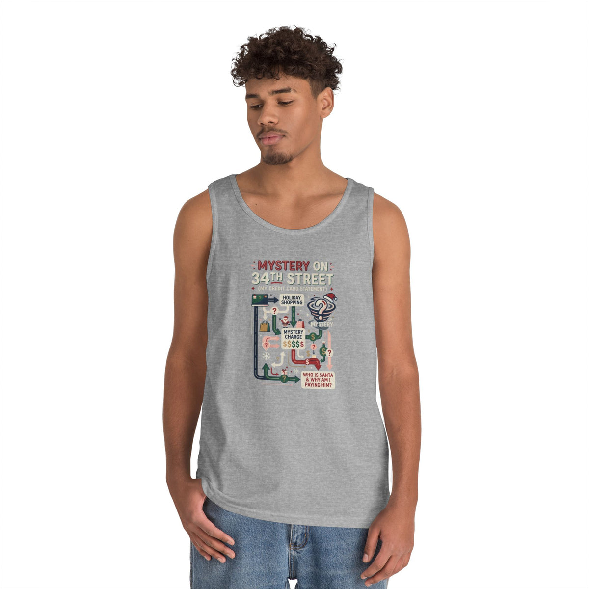 Color: Sport Grey | Mystery On 34th Street Tank Top