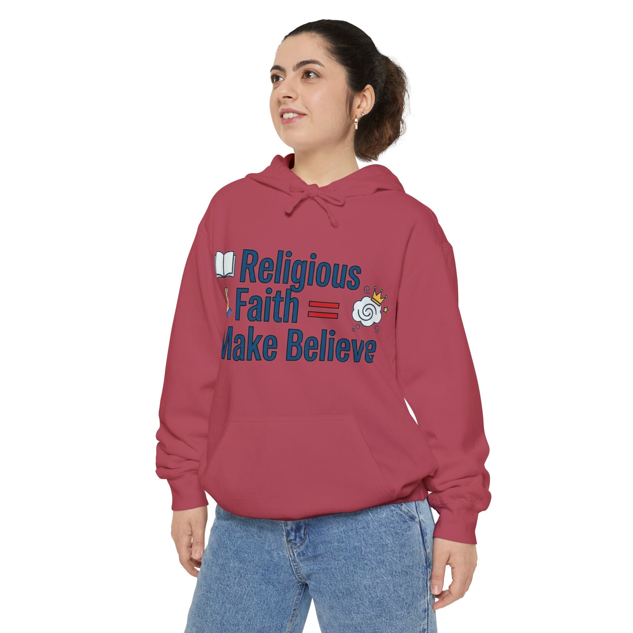 Make Believe Club Member | Garment-Dyed Hoodie — AttitudeShirts