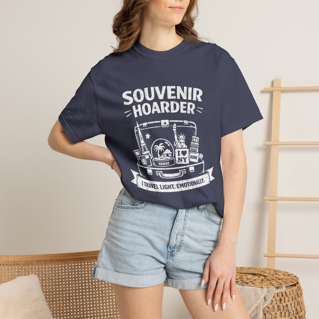 "Souvenir Hoarder" Unisex Garment-Dyed T-shirt