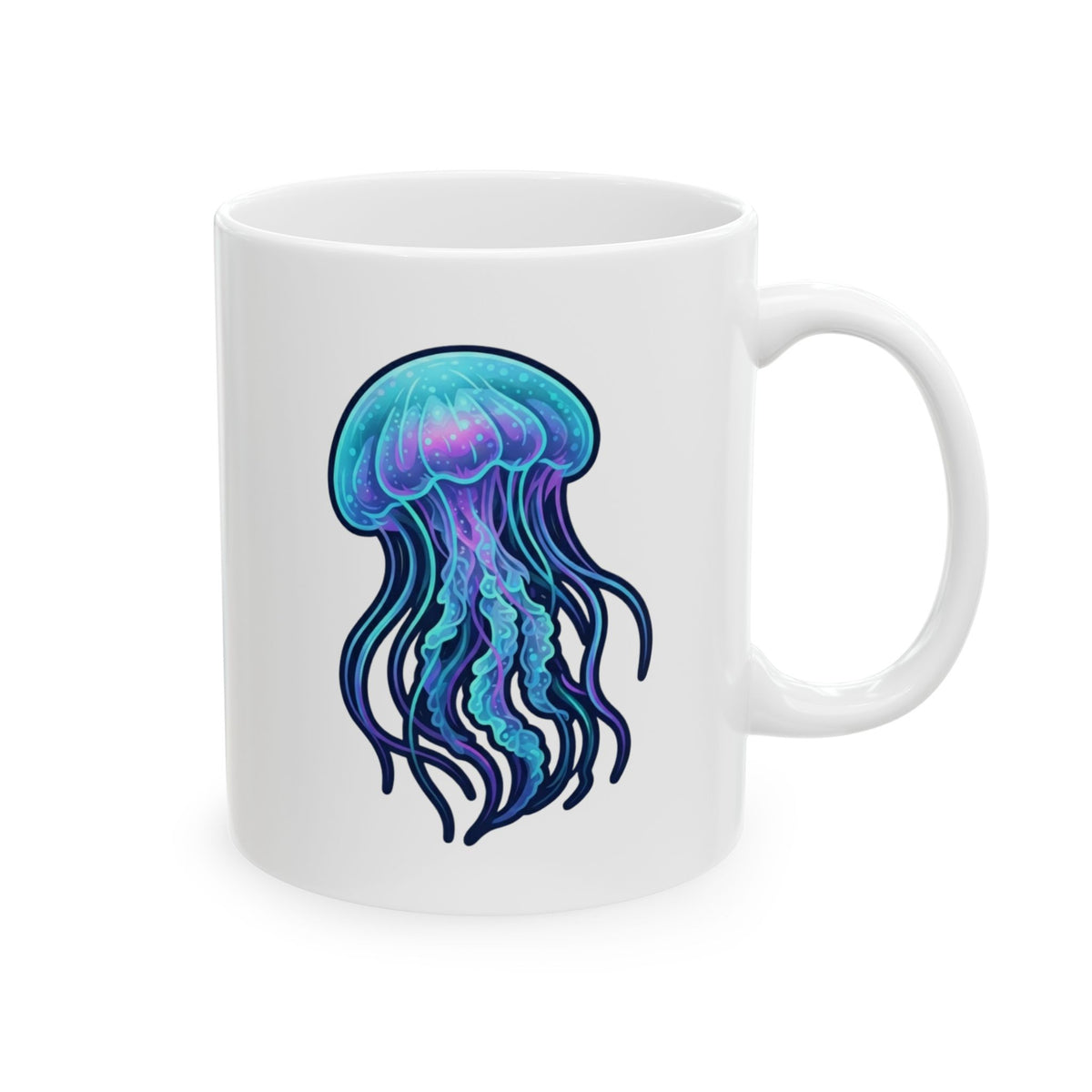 "Jelly Credible" White Ceramic Mug — Graphic