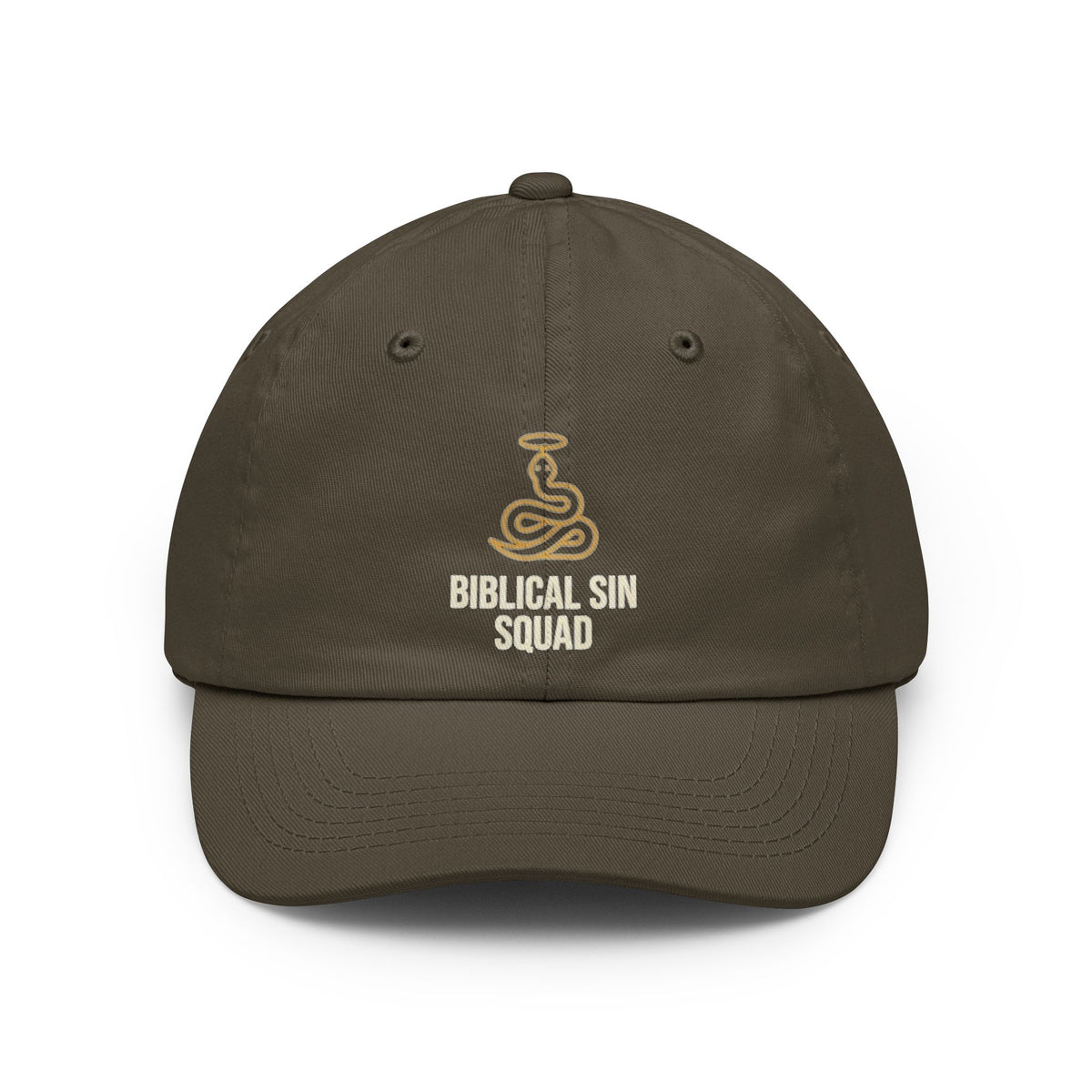 Color: Olive | Good Book Series Biblical Sin Squad Dad Hat