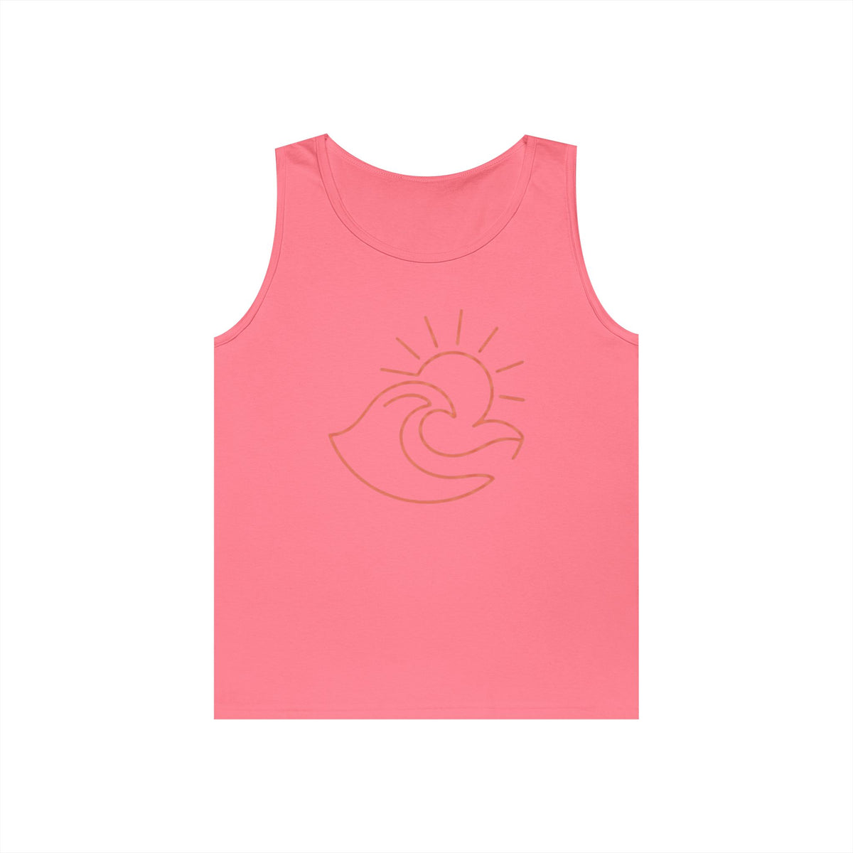 Color: Safety Pink | Sun Tank Top