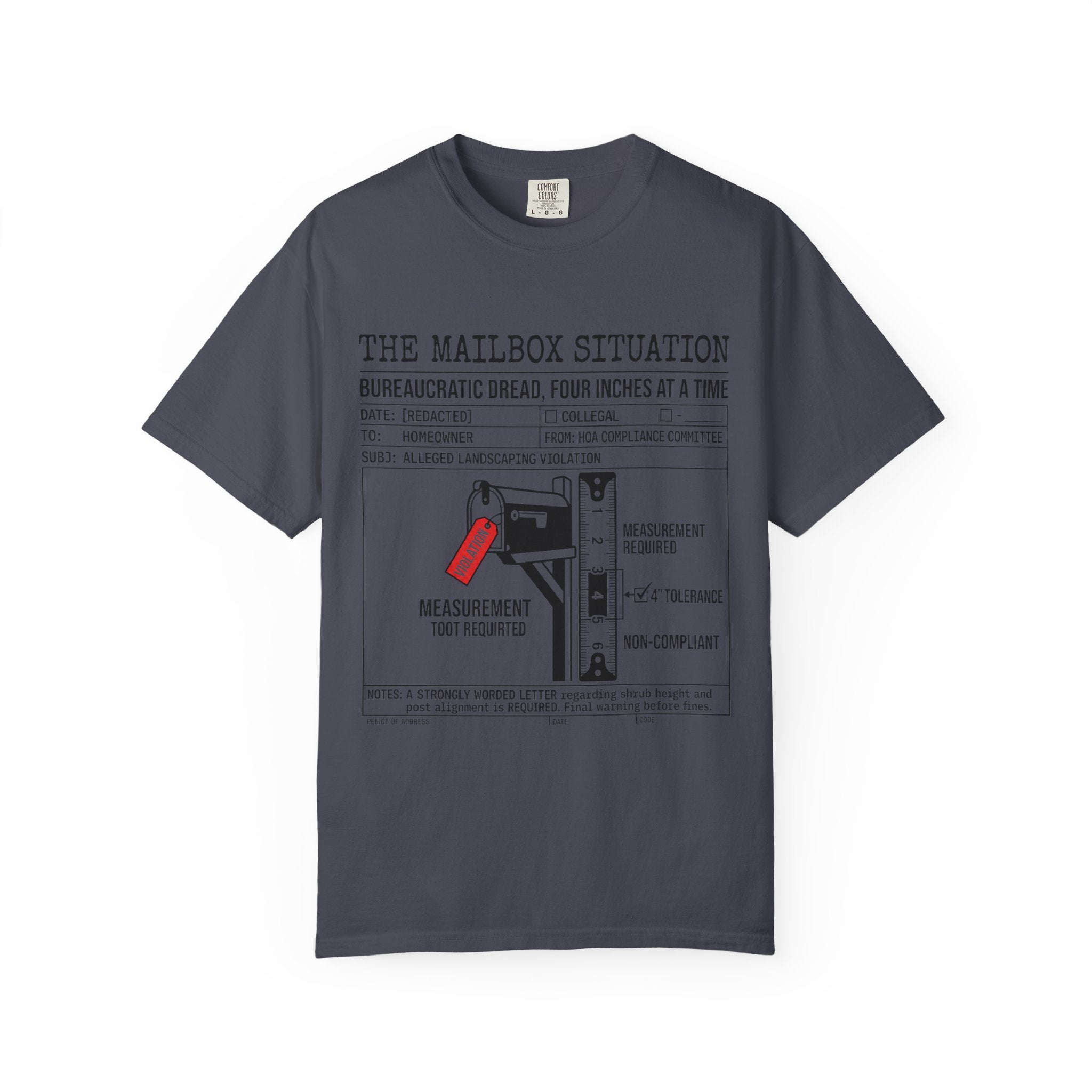 "Mailbox Situation" Unisex Garment-Dyed Tee