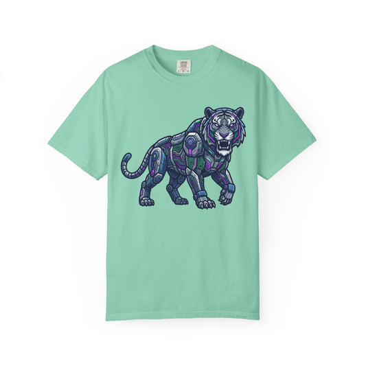 Color: Island Reef | Cyber Tiger Unisex Garment-Dyed Tee