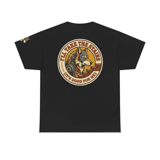 Color: Black | Tale the Stairs Premium Graphic Tee