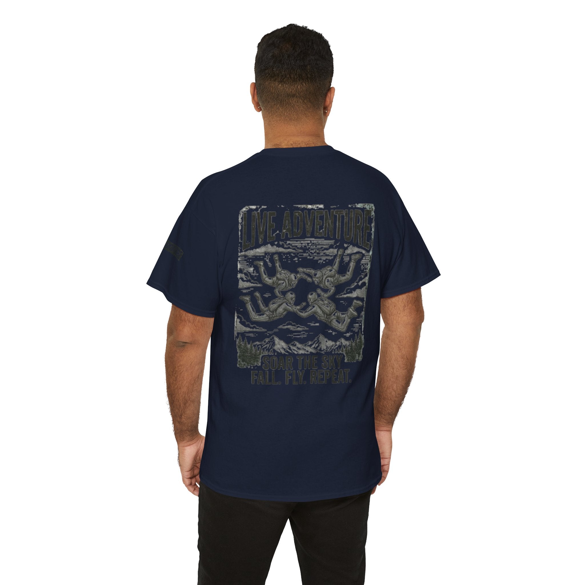 "Live Adventure - Skydive" Premium Graphic Tee