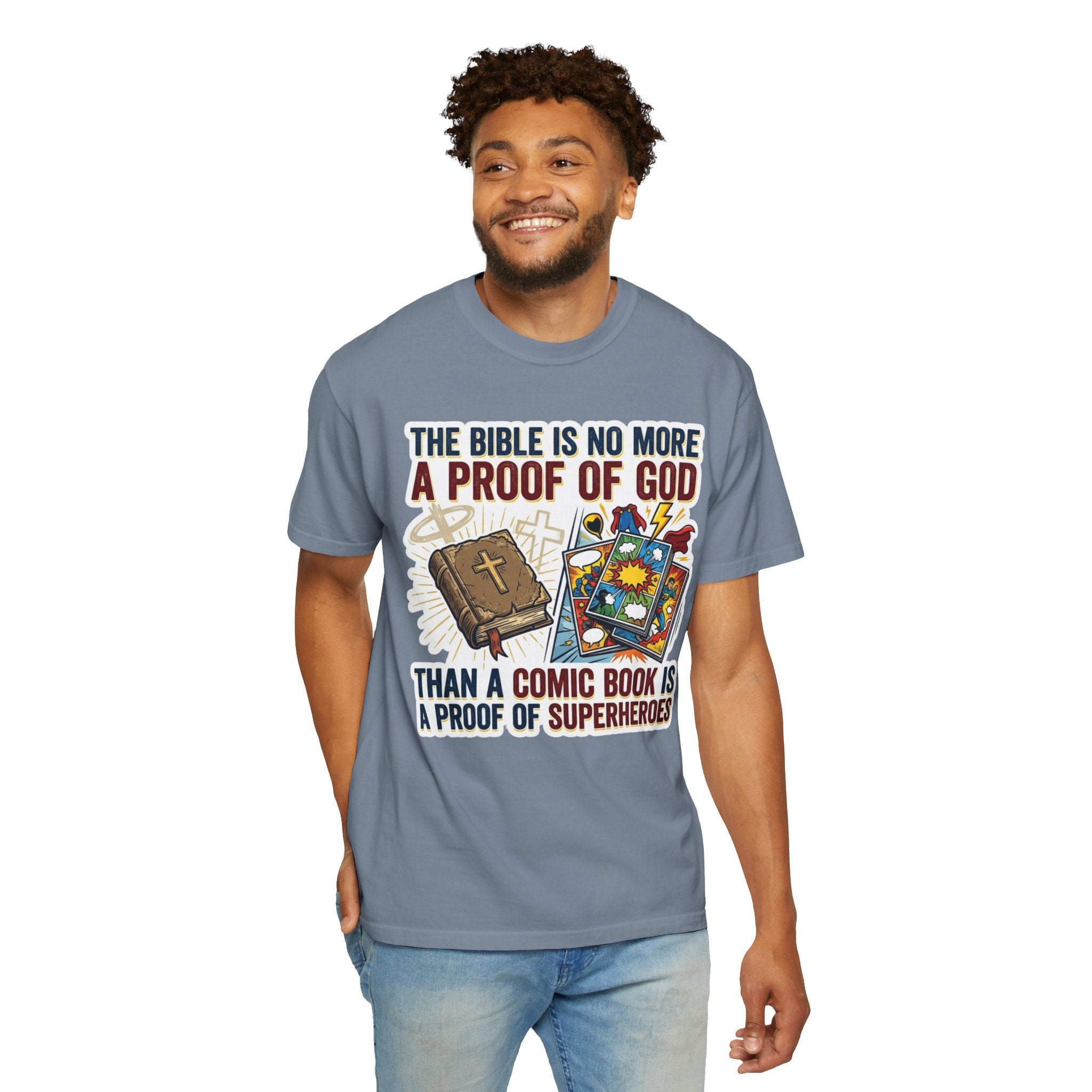 "Bible Proof of Good" Unisex Garment-Dyed Tee