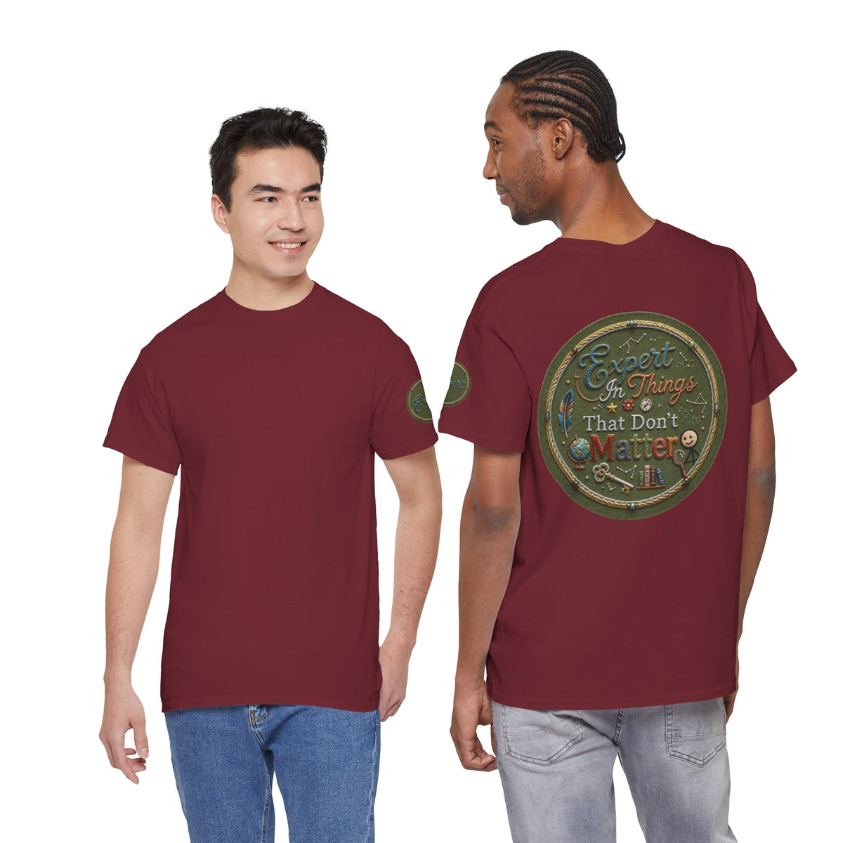 Color: Garnet | Expert In Things That Don't Matter Premium Graphic Tee