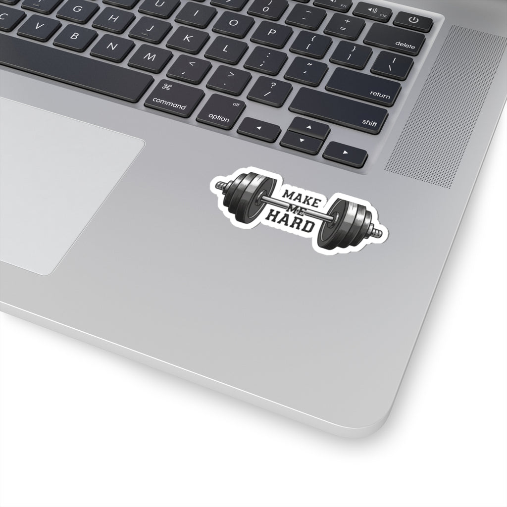Make Me Hard - Morning Demands | Kiss-Cut Sticker — AttitudeShirts