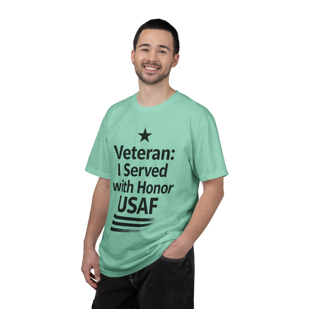 "Served With Honor" Unisex Garment-Dyed T-shirt