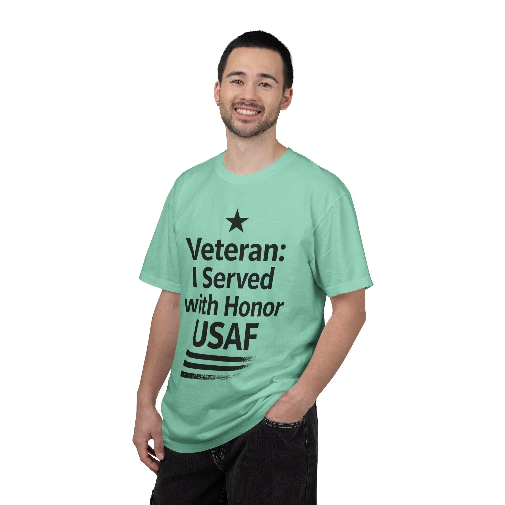 "Served With Honor" Unisex Garment-Dyed T-shirt