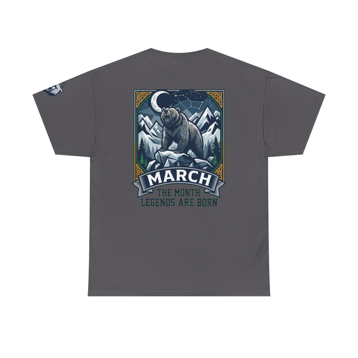 Color: Charcoal | March Legend Premium Graphic Tee
