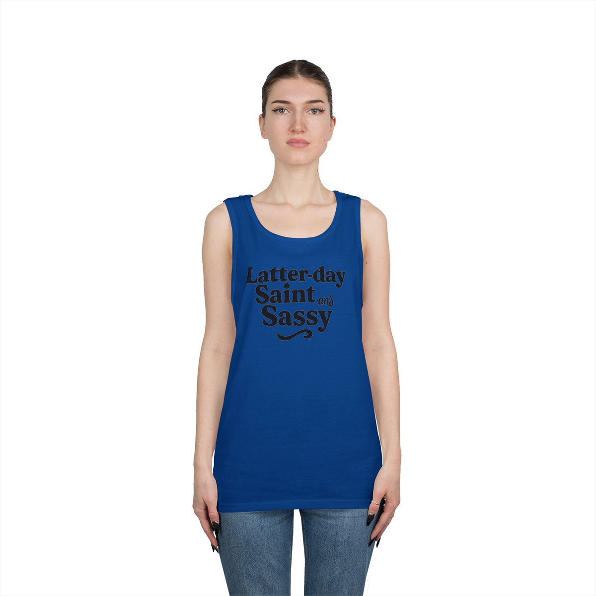 "Latter Day Saint and Sassy" Tank Top