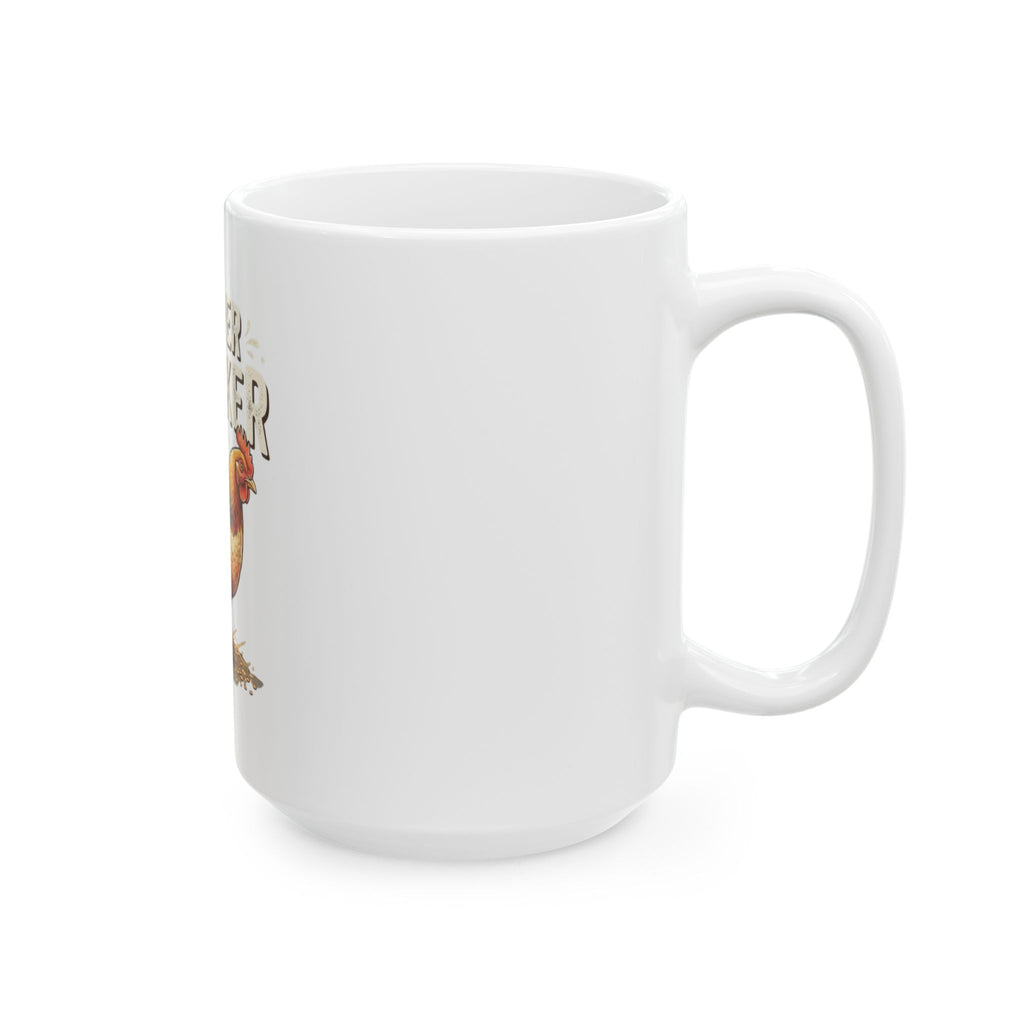 "Mother Clucker" White Ceramic Mug