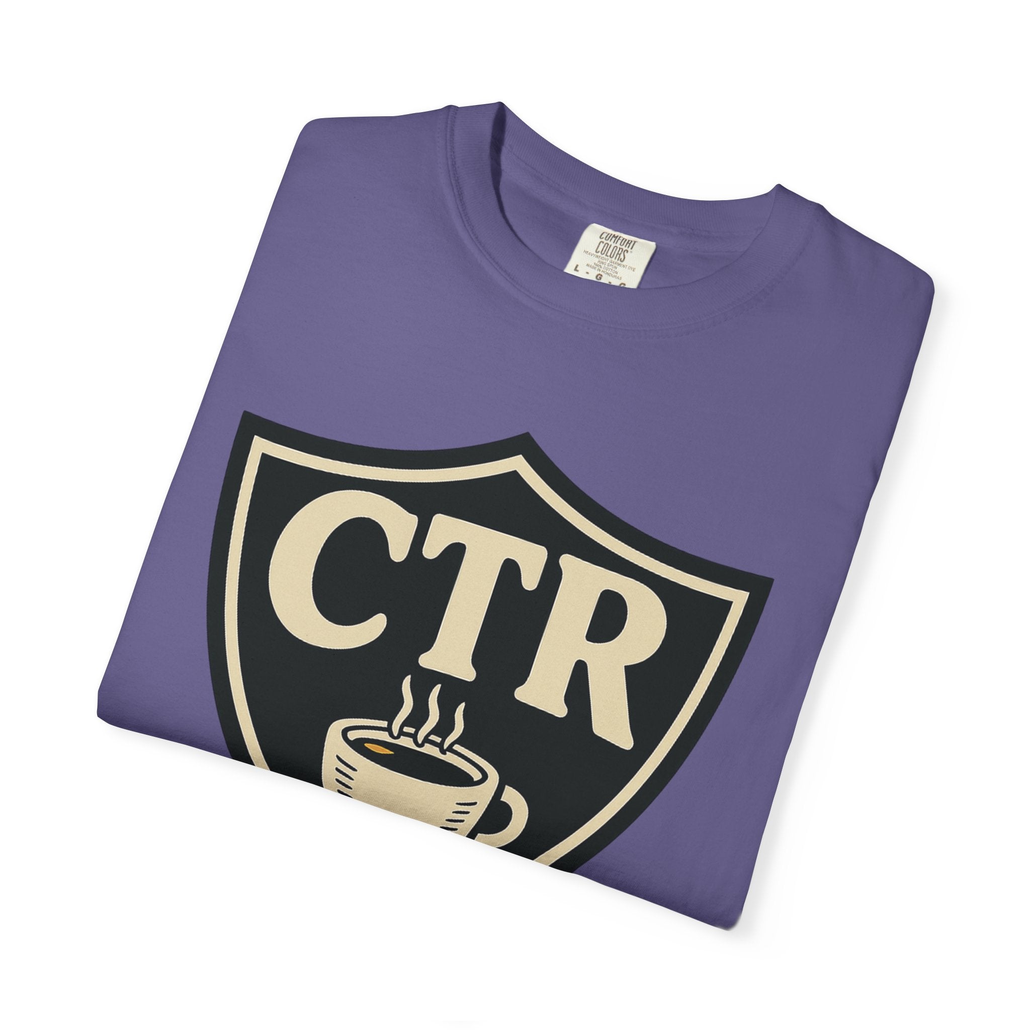 "CTR: Choose The Right... Coffee" Unisex Garment-Dyed T-shirt