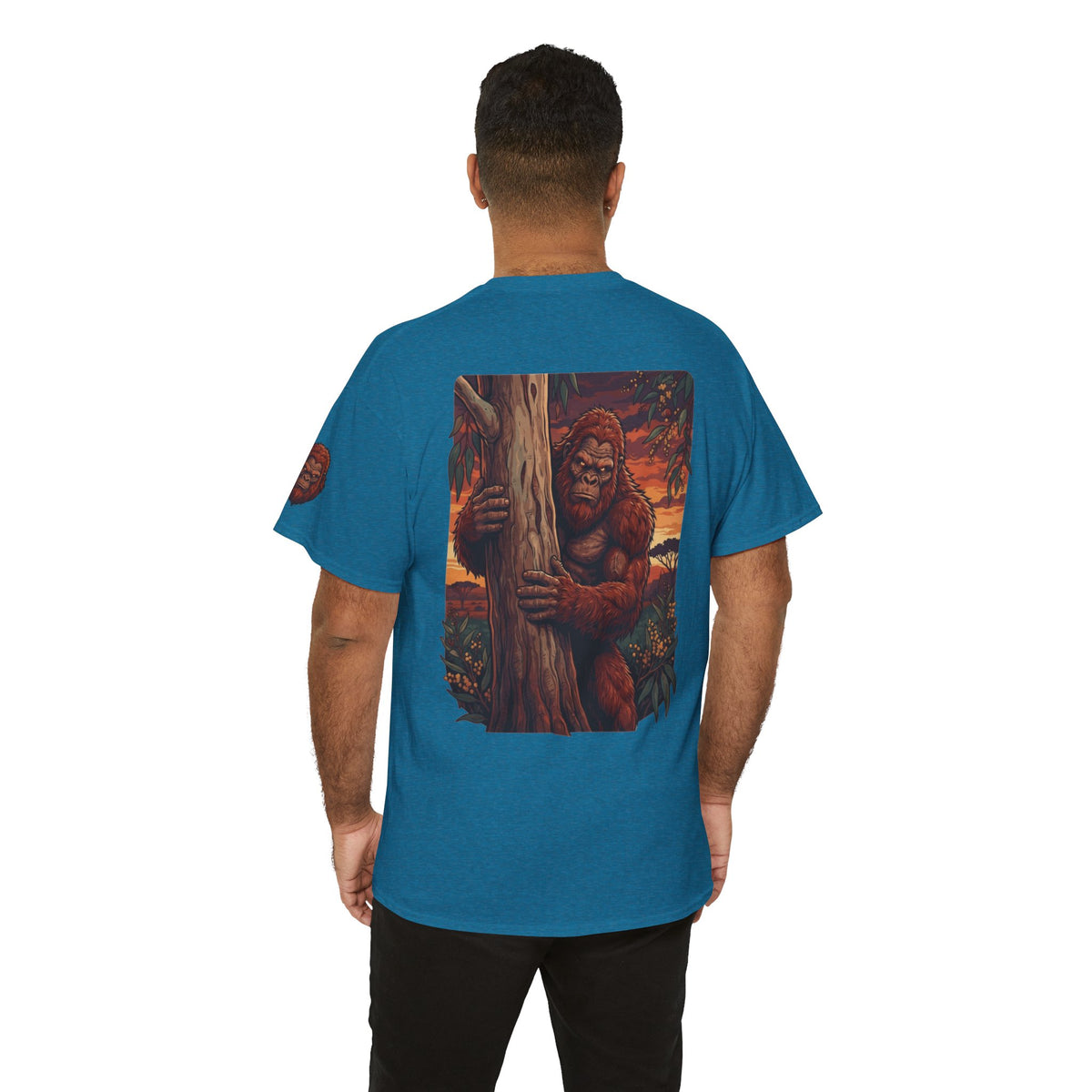 Color: Antique Sapphire | Yowie (Australian Folklore) Premium Graphic Tee