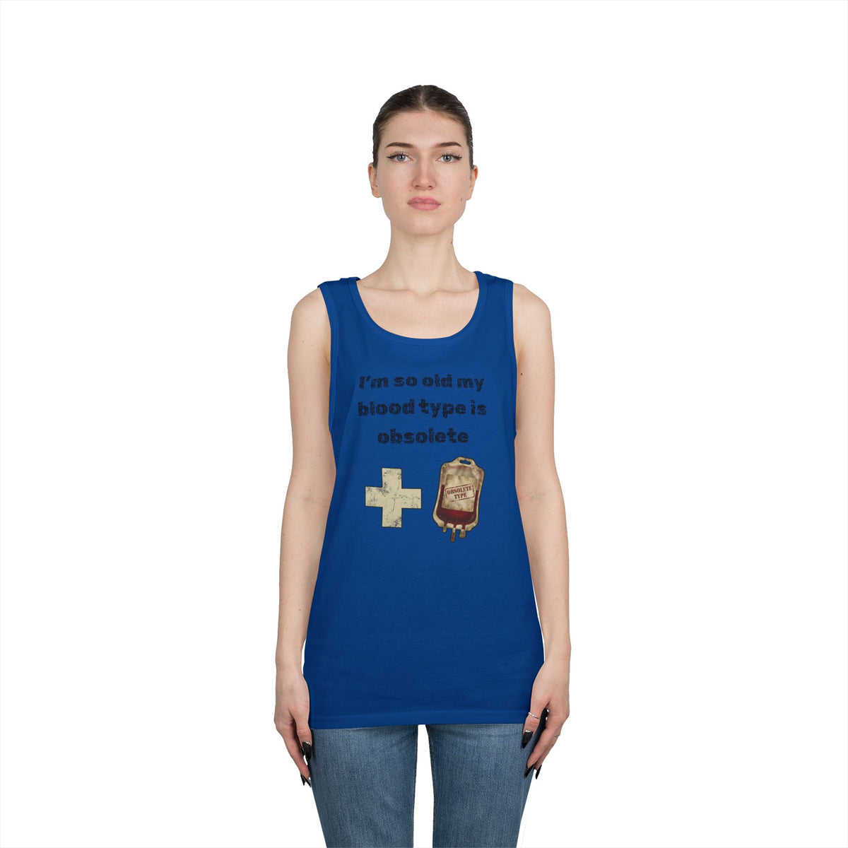Color: Royal | Blood Type Tank Top