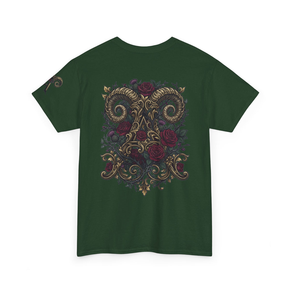 Floral Monogram Aries Premium Graphic Tee