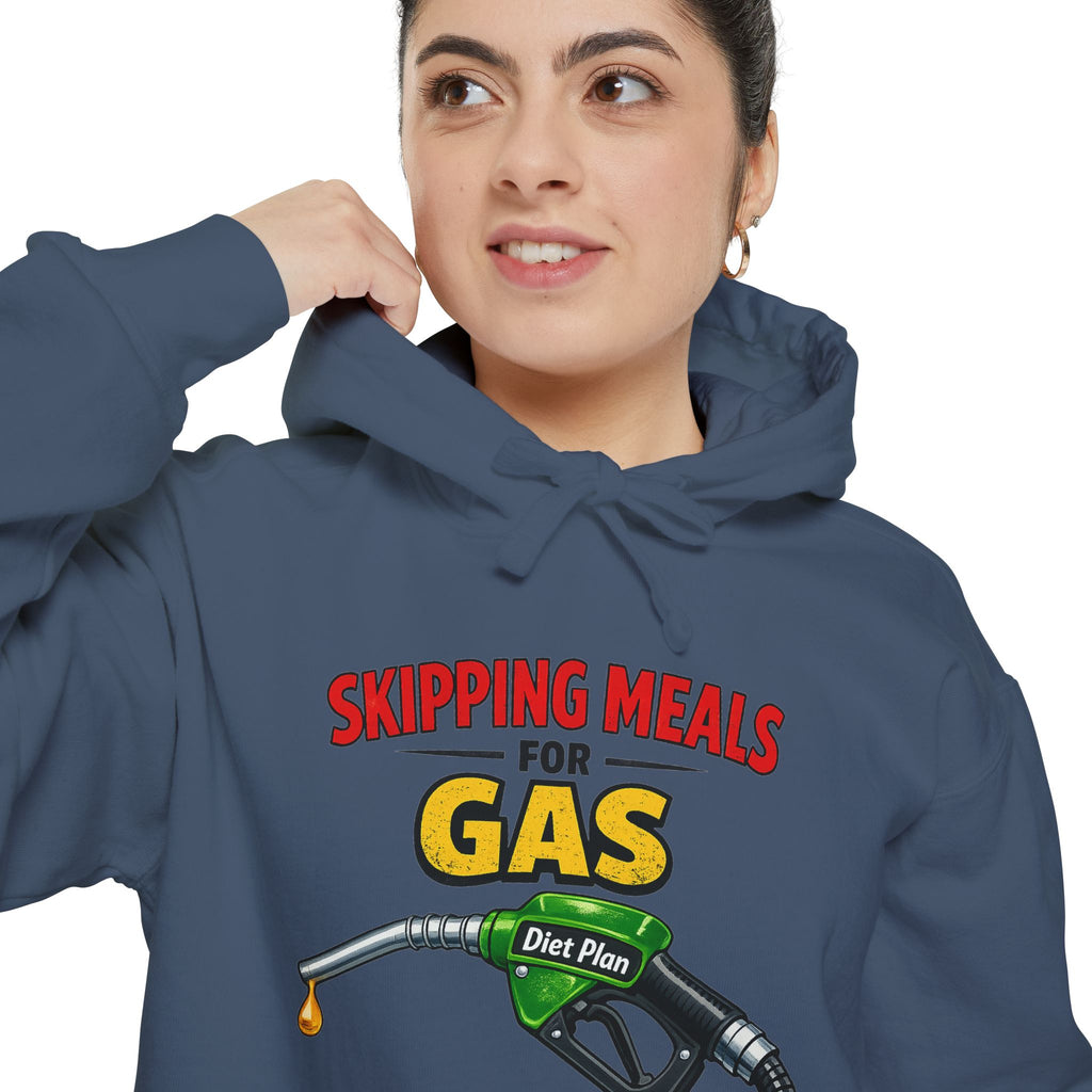 My Gas Diet Plan | Garment-Dyed Hoodie — AttitudeShirts