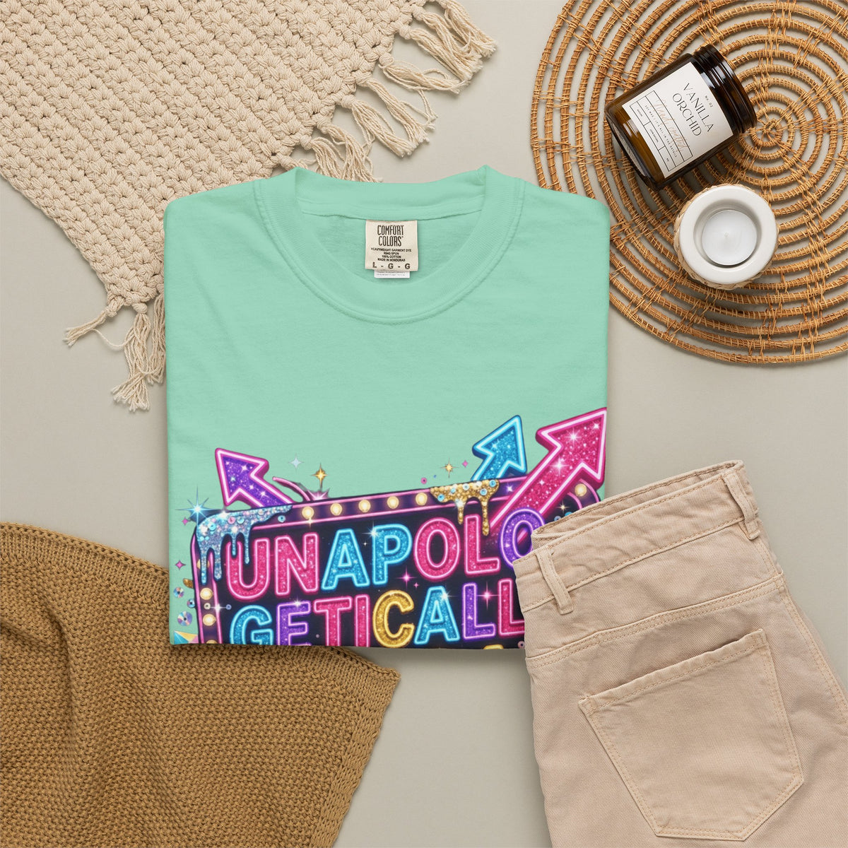 Unapoligetically Extra Unisex Garment-Dyed Tee