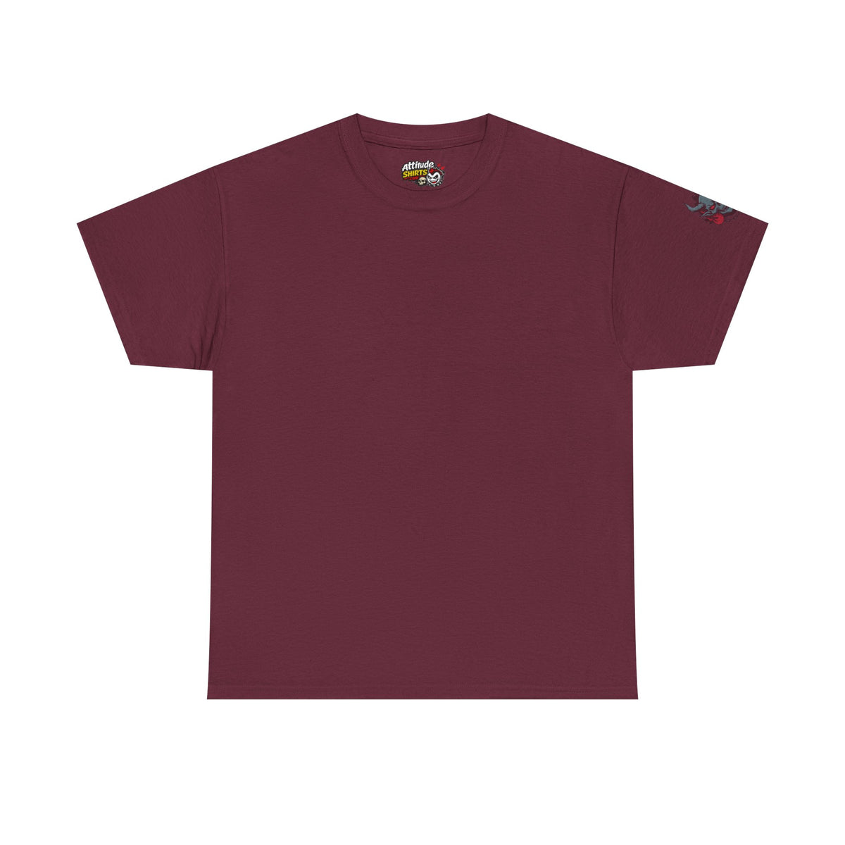 Color: Maroon | Damned Premium Graphic Tee