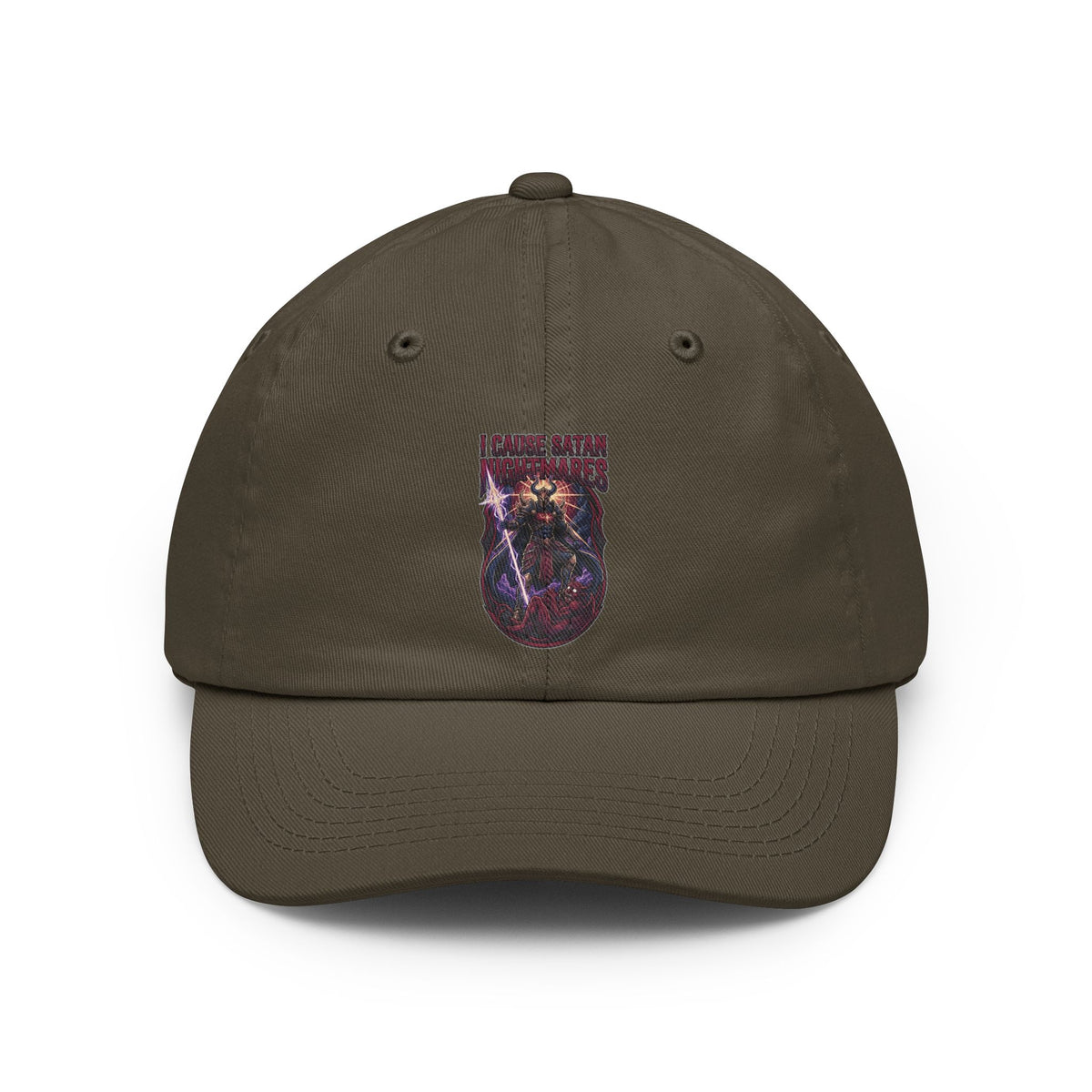 Color: Olive | I Cause Satan Nightmares Dad Hat