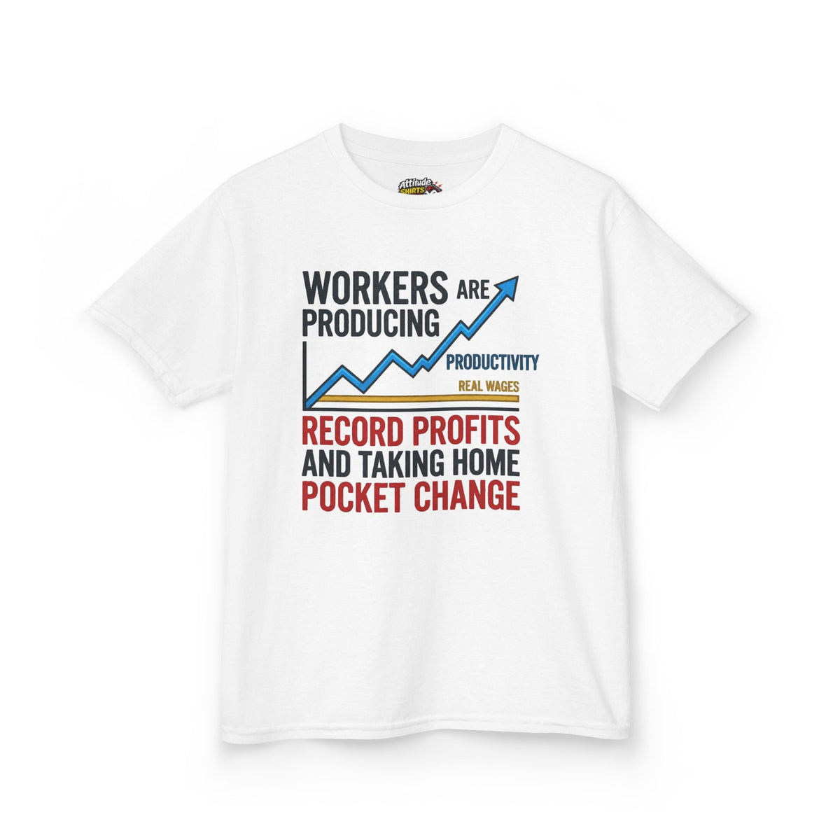 Color: White | Protest Series - Share The Value Kids Tee