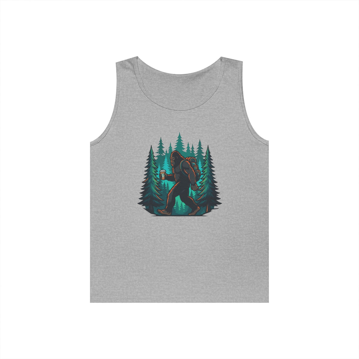Color: Sport Grey | Bigfoot-Sasquatch (North America) Tank Top