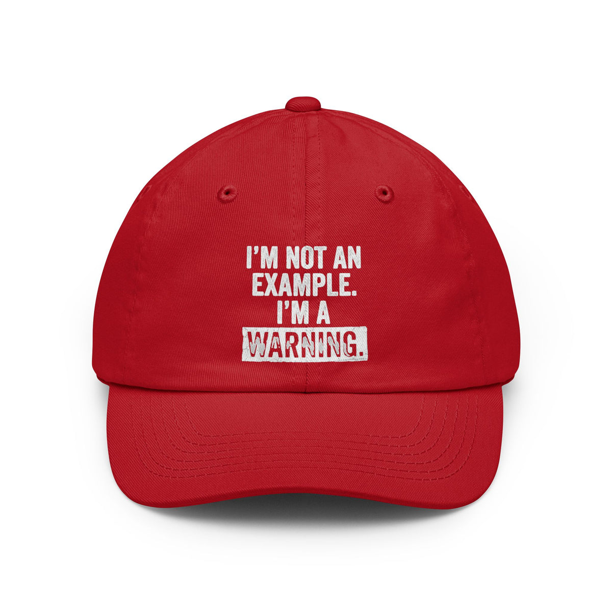 Color: Red | I'm Not An Example Dad Hat