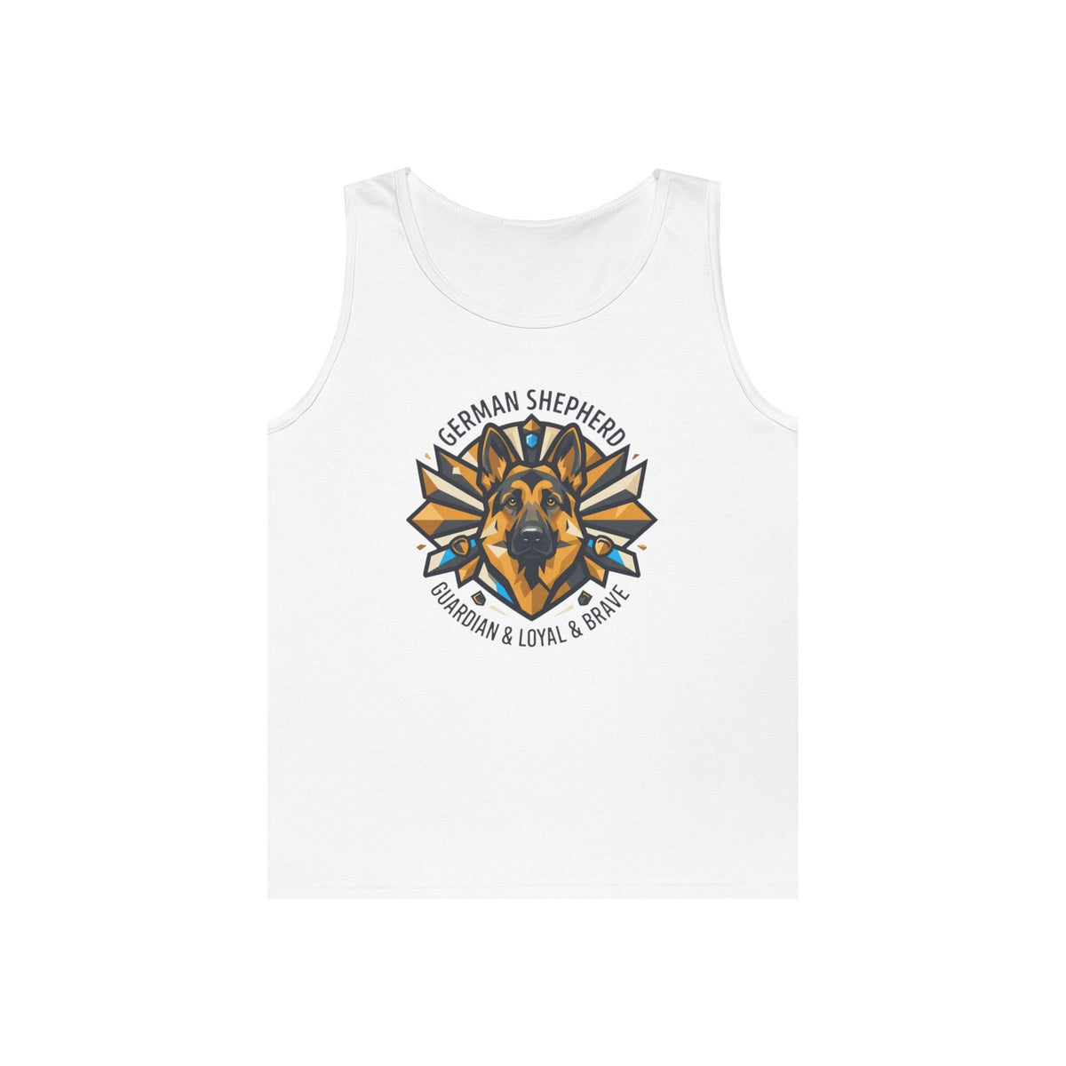 "German Shepherd Guardian Loyal Brave" Tank Top