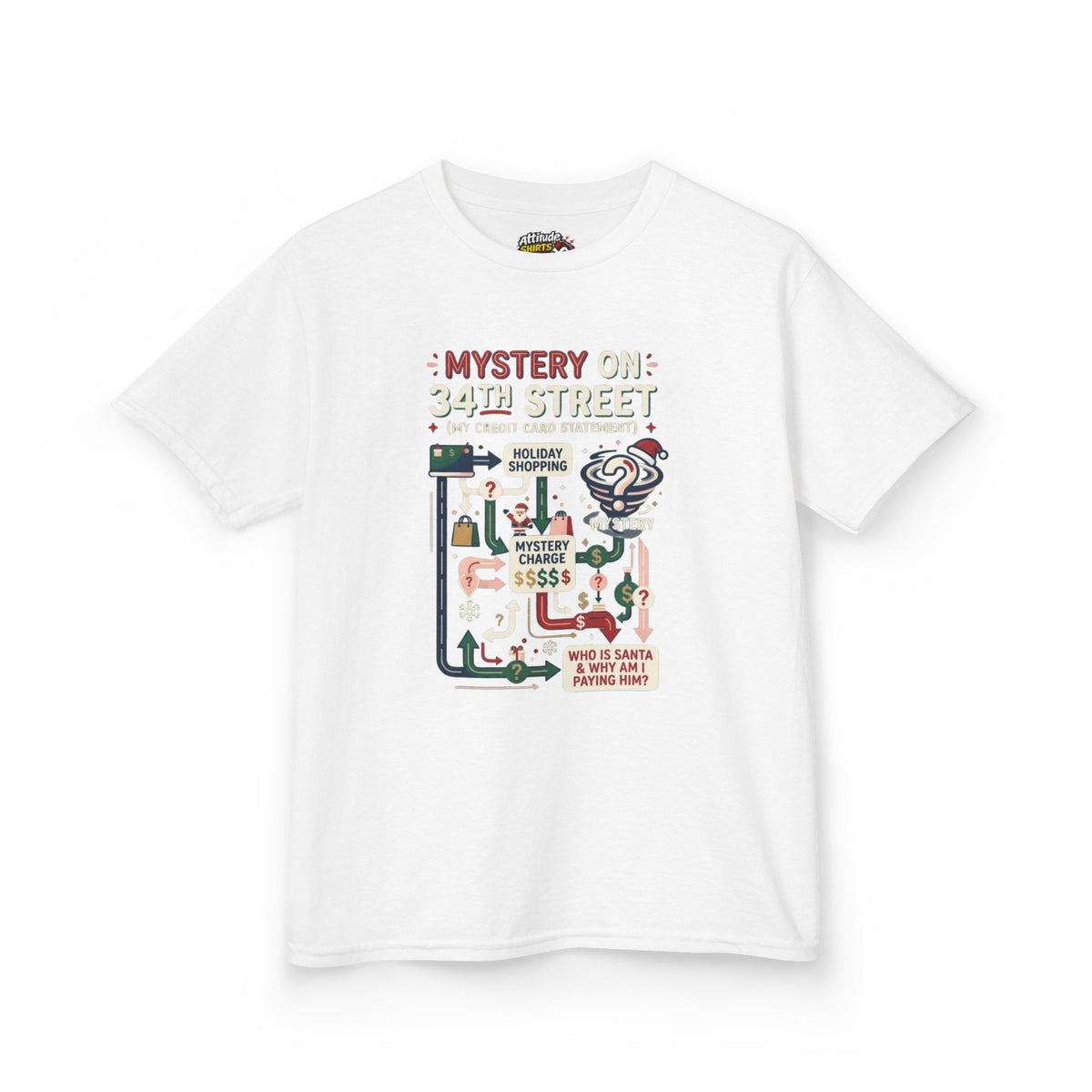 Color: White | Mystery On 34th Street Kids Tee