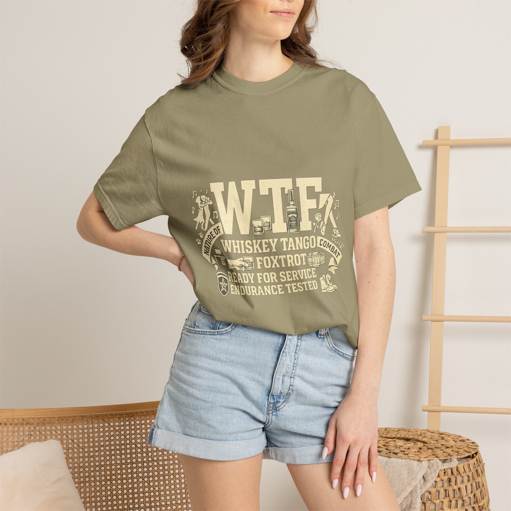 WTF Nature of Combat | Garment-Dyed Tee — AttitudeShirts