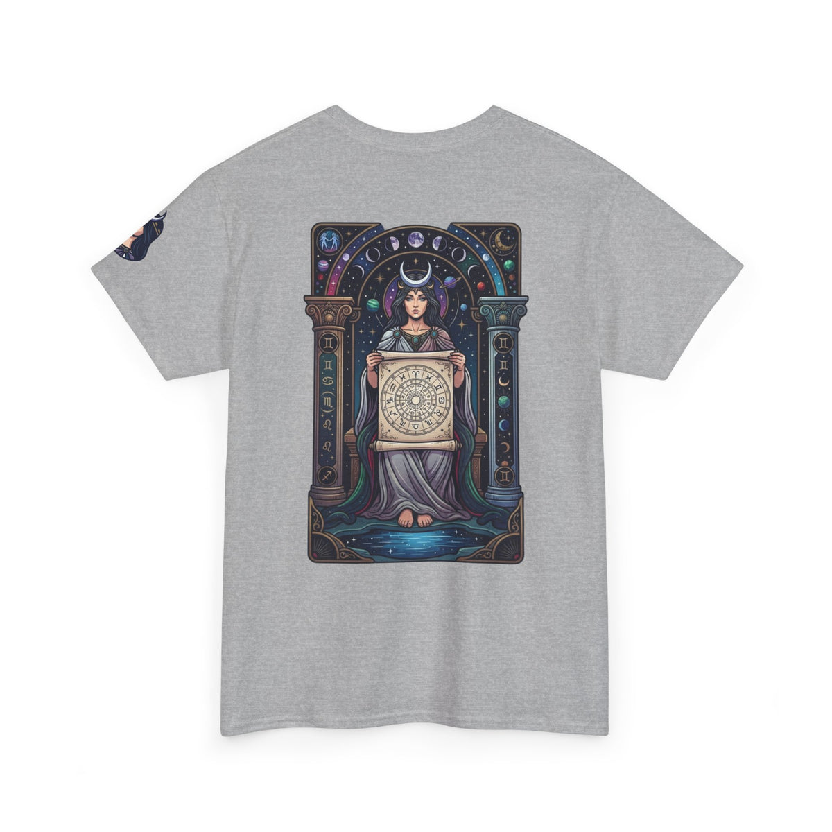 "The Cosmic Tarot (High Priestess)" Premium Graphic Tee
