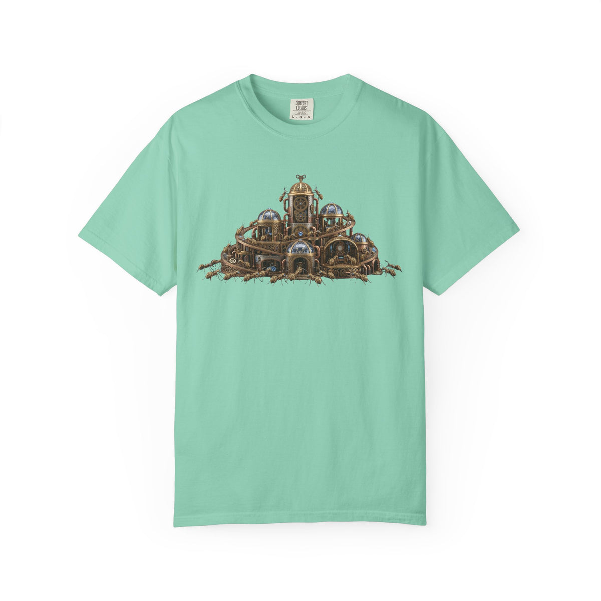 Color: Island Reef | Cyber Ants Unisex Garment-Dyed Tee