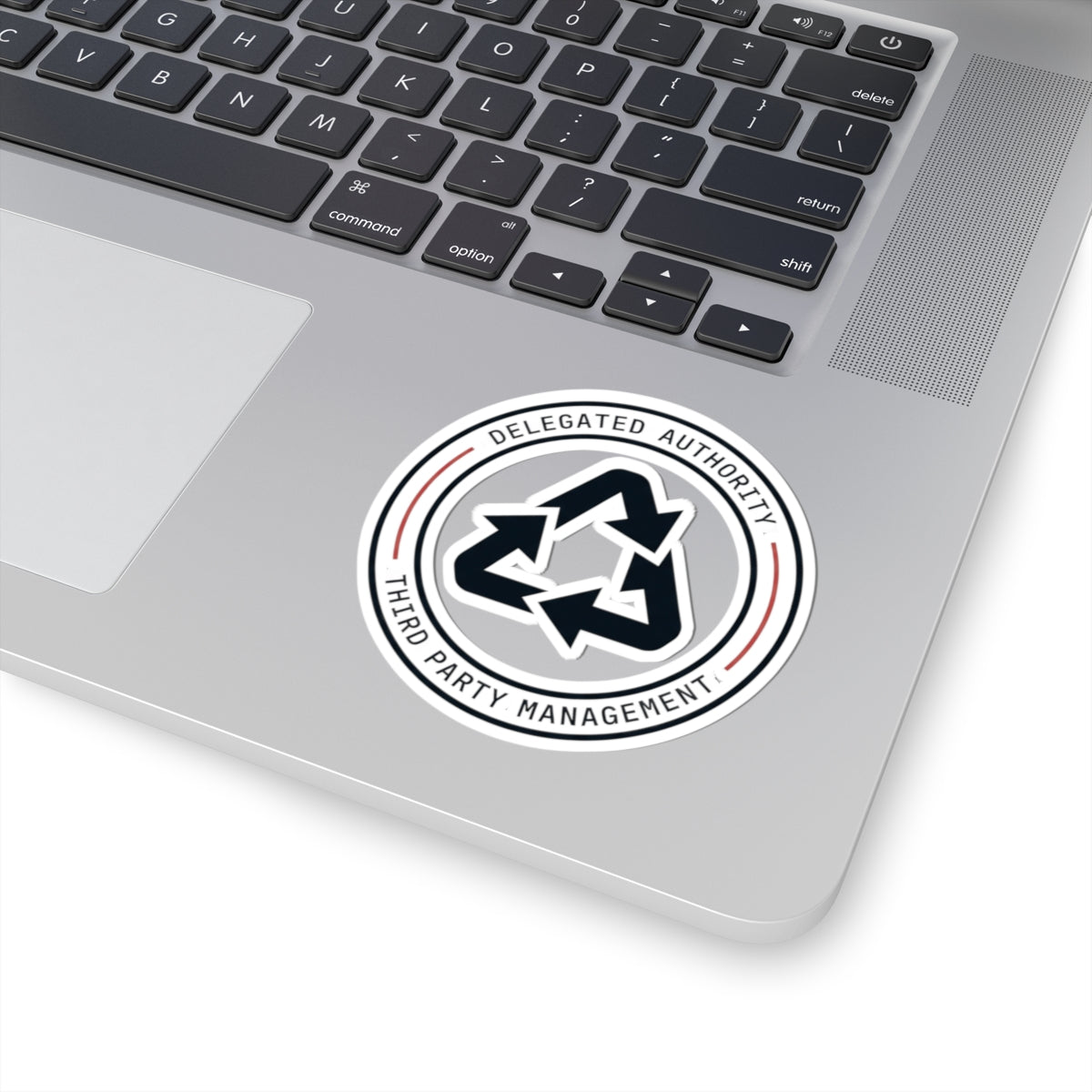 "Managed Entirely By Third Parties" Sticker