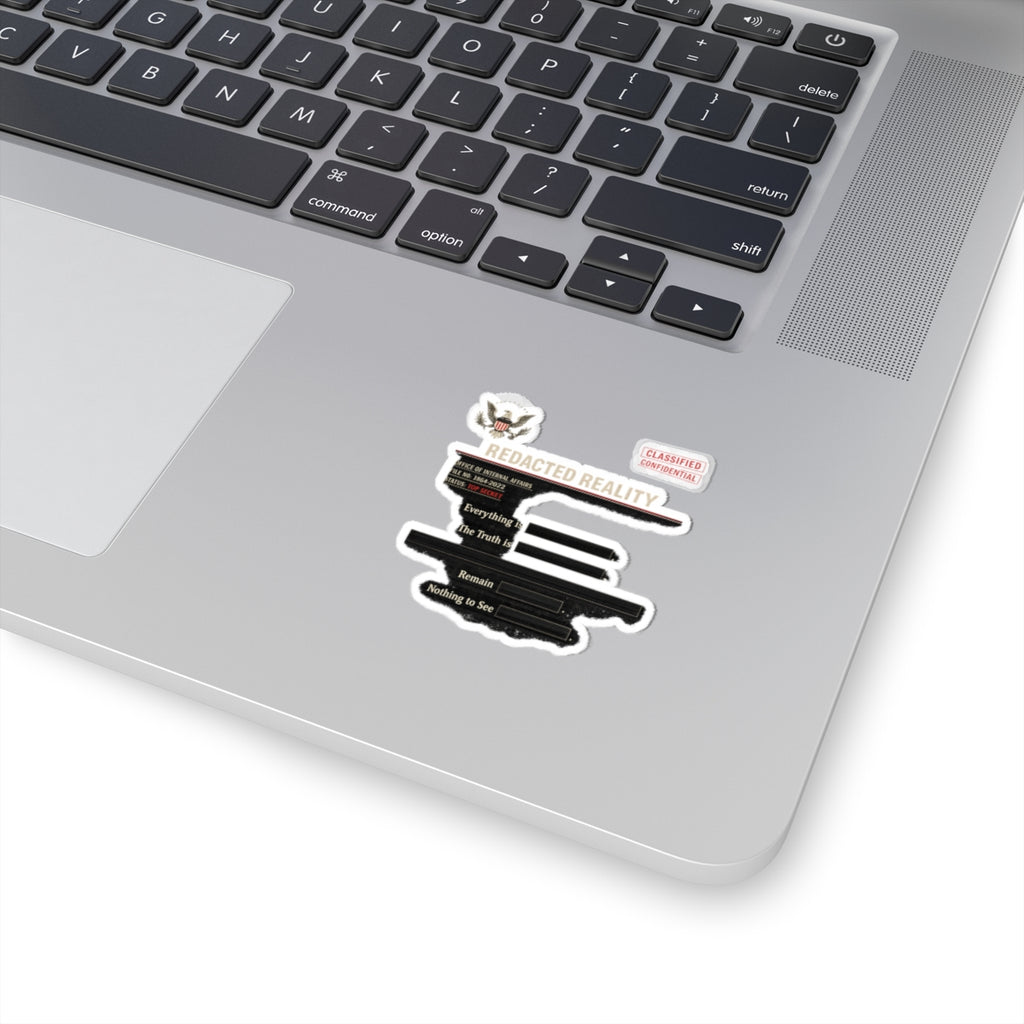 Unfiltered & Unapologetic | Kiss-Cut Sticker — AttitudeShirts