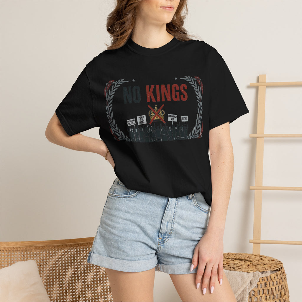 No Kings, No Masters | Garment-Dyed Tee — AttitudeShirts