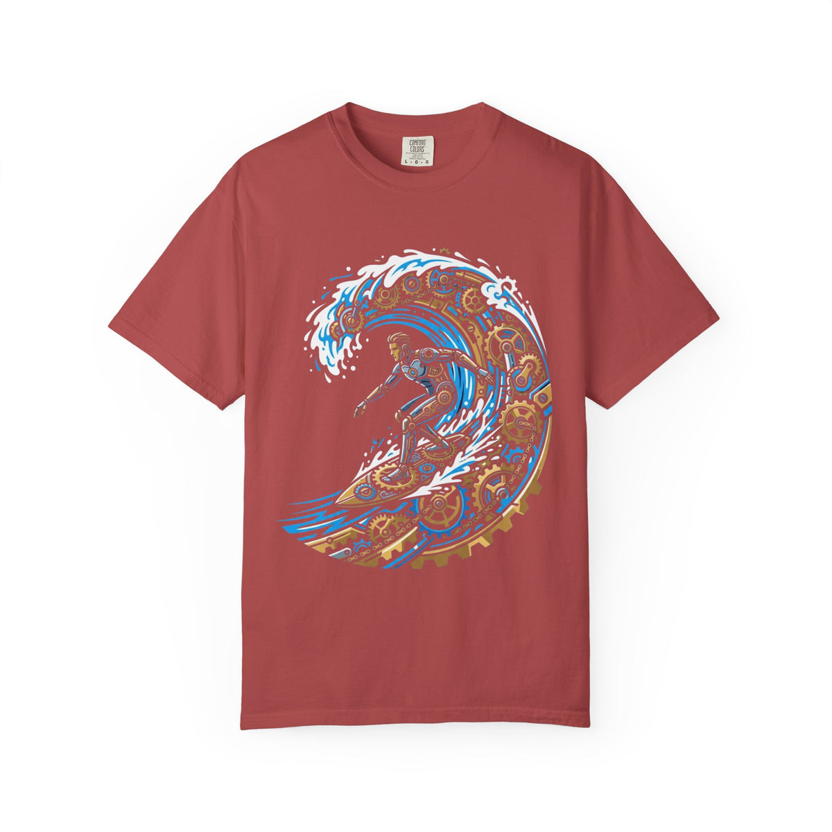 Color: Crimson | Time Surfer Unisex Garment-Dyed Tee