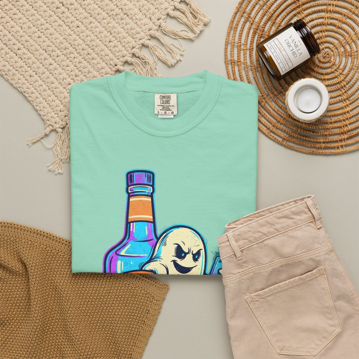 Ghosting Unisex Garment-Dyed Tee