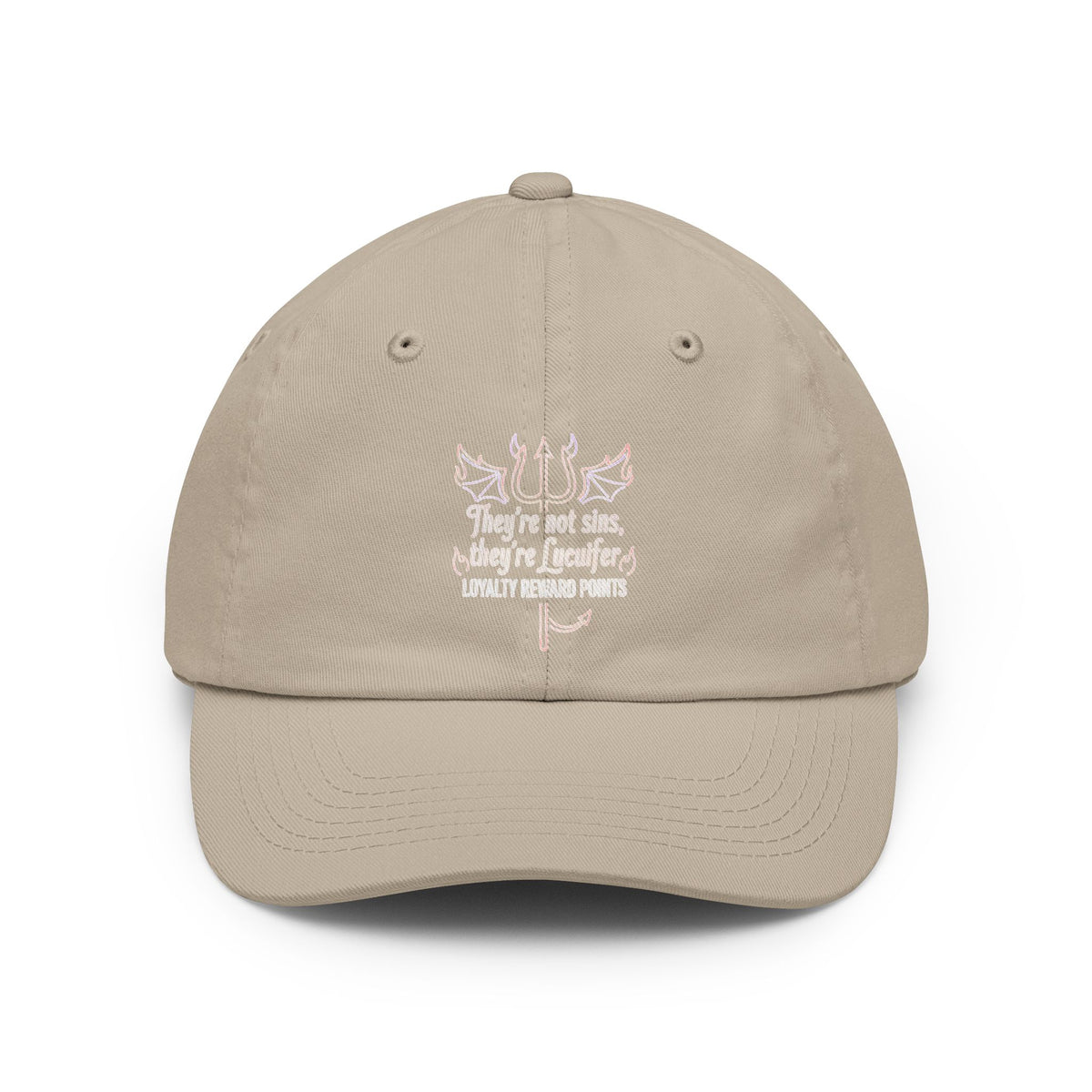 Color: Stone | Lucifer Loyalty Dad Hat